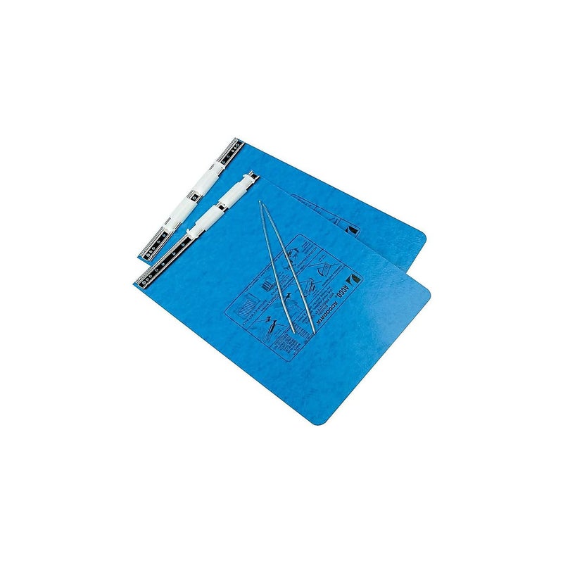 ACCO Brands ACCO Pressboard Hanging Data Binder, 9.5 x 11 Inches Unburst Sheets, Light Blue (54112) - Image 2